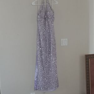 Lavender prom dress